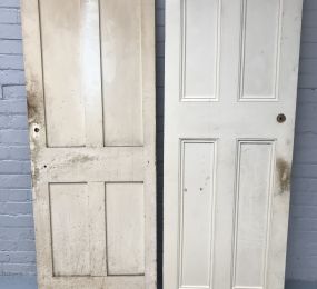 Before Stripping and Neutralising the doors: Click Here To View Larger Image